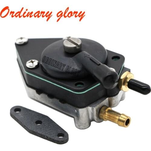 0438555 438555 0433386 433386 Fuel Pump for Johnson Evinrude OMC BRP 20-30hp Boat Motor Small Nipple