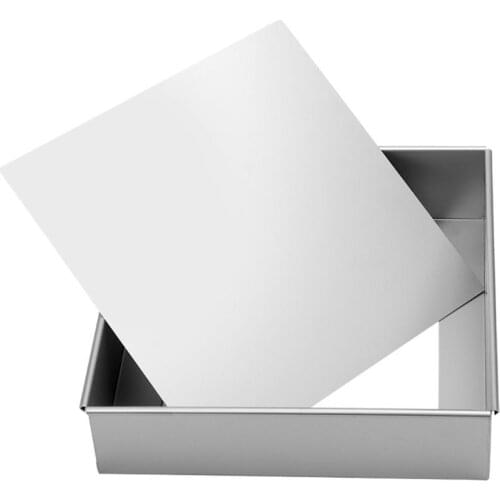 2021 New 4-10 Inch DIY Square Non Stick Cake Pan Pie Loaf Toast Bread Mold Bakeware Tray