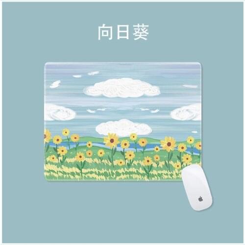 22x18cm Kawaii Mouse Pad Cute Mouse Pad Deskpad Gaming Wrinting Cute Desk Mats for Office Home PC Computer Keyboard Protector