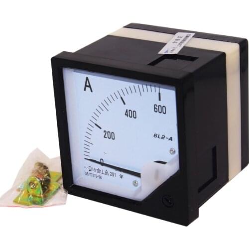 DC +-30A -30A-0-30A 50A Analog Panel Ammeter AMP Ampere Current Meter Gauge 6C2 Amperimetro Amperemeter