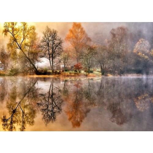 A11862 11CT/14CT/18CT/25CT/28CT oil street patterns Counted Cross Stitch DIY Cross Stitch Kits Embroidery Needlework Sets