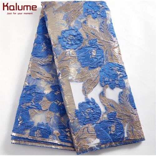 Kalume African Gilding Lace Fabric 2021 Diy Dress White African Lace Fabric DIY Crafts Supply Lace Fabric Sew Diy Dress F2476