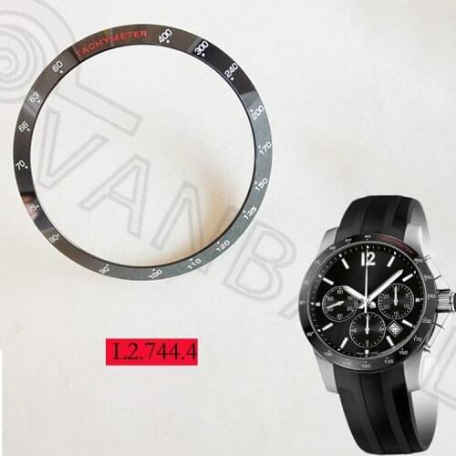 The clock and watch ceramic ring accessories are suitable for l2.744.4 case scale ring