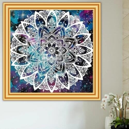 DIY 5D Diamond Painting Flowers Cross stitch Kit Full Diamond Embroidery Mosaic Mandala Picture With Rhinestones Home Decor Gift