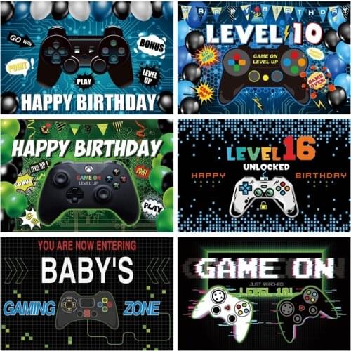 Yeele Hot Video Electronic Game Photography Backgrounds Photo Shootings Backdrops Props For Baby Birthday Party Decor Photocall