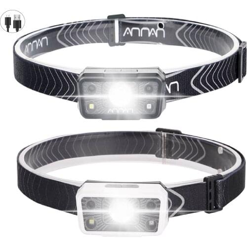 Motion Sense Headlight 60° Rotation XPG LED Lantern Outdoor Torch Flashlamp Super Bright Working Lamp 5 Modes Emergency Light