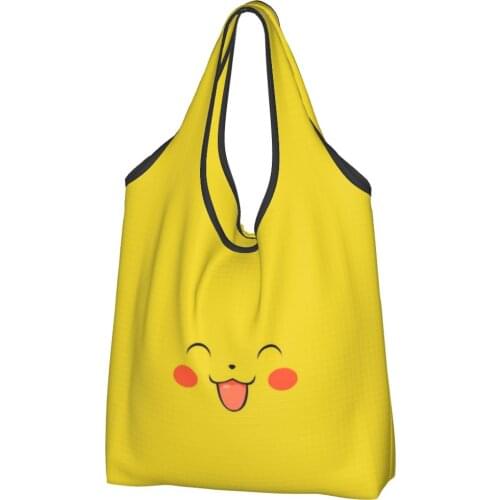 Yellow Cat Canvas Bag Woman Cheap Bag Kawaii Anime Ins tote Bag