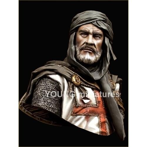 1/10 Ancient War Paladin Jerusalem BUST Resin Figure Model Kit Character X09