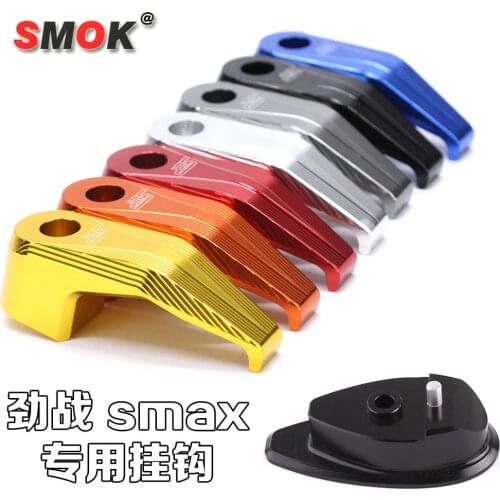 SMOK For Yamaha Cygnus Smax Motorcycle Hook with Aluminum Alloy Base Plate Inspired Helmet Hook
