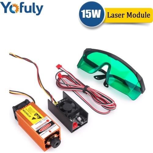 500mw-15W Choose Adjusted Focus Blue-Violet Laser Module Engraving Coated Stainless Steel Marking Cutting Tool For CNC engraver