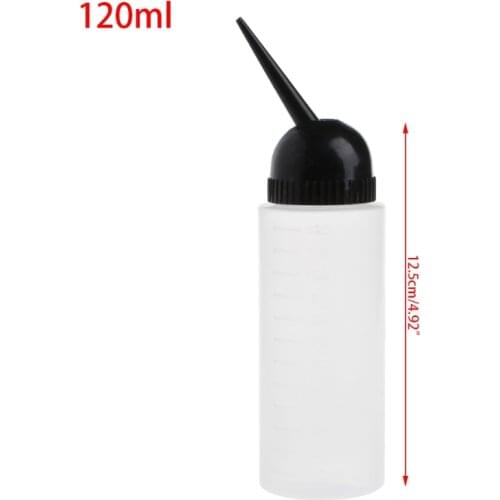 120ml Salon Hair Washing Cleaning Refillable Squeeze Bottle Hairdressing Tool MOLF