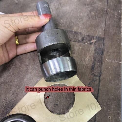 40MM Pick Leather Tools Leather Punch Leathercraft Hole Craft Set Hollow Puncher Belt Punch for Clothing Canvas