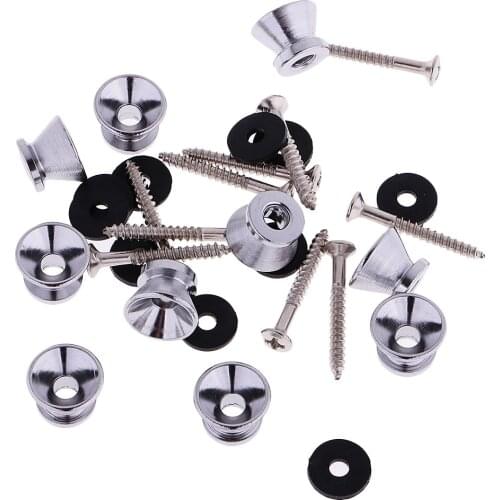 Set Of 20 Stu E Guitars Strap Button Lock Pin Peg Spare Parts
