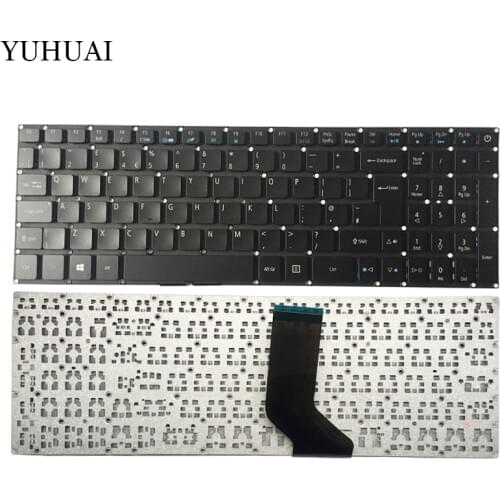 New UK keyboard for Acer Aspire V17 VX15 VN7-593 VN7-793 VN7-793G VX5-591 UK laptop Keyboard black without frame