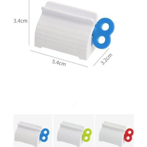 New 100pcs/lot Bathroom Accessories Toothpaste Squeezer Tooth Paste Dispenser Tube Squeezer Facial Cleanser Press Rolling Holder