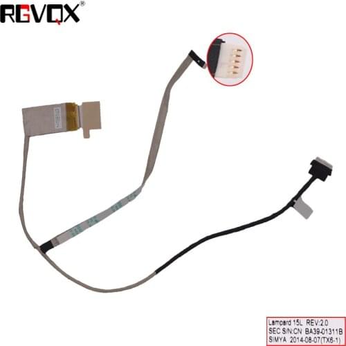 New Laptop LCD Cable For SAMSUNG NP550p5c np300E5C np300E5V np270E5G PN: BA39-01311B Screen LVDS Connector