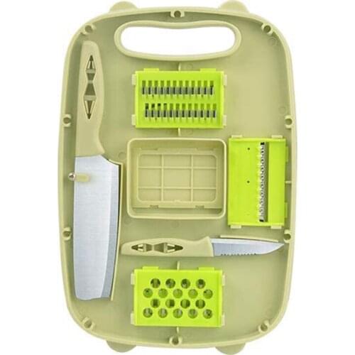 HOT Collapsible Cutting Board,Multifunction Chopping Board,Storage Basket Drain Basket for Camping Picnic BBQ Kitchen