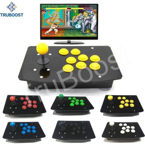 RAC-J500S Fully Customized Acrylic PC Computer Arcade Games USB Joystick Gamepad Wired Controller Plug Play