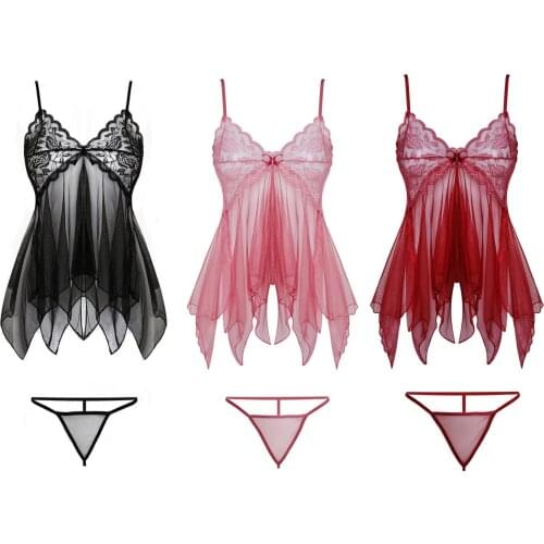 Sexy Lingerie Baby Doll Erotic Underwear Lace Lingerie Sexy hot erotic Babydoll sexy Dress plus size lingere exotic XL-4XL