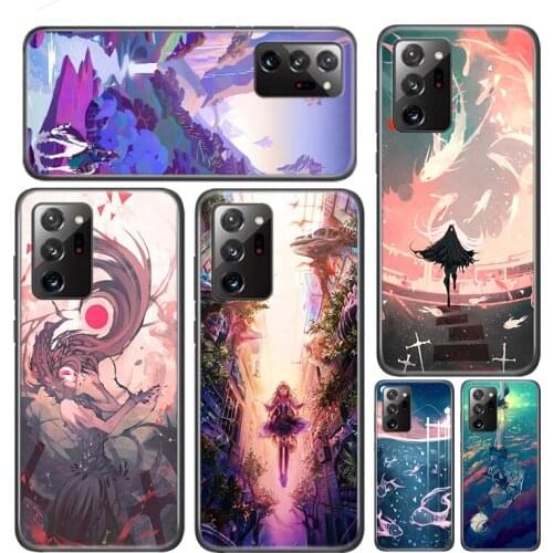 Anime Animation art Silicone Cover For Samsung Galaxy A01 A11 A12 A21 A21S A31 A41 A42 A51 A71 A81 A91 UW Phone Case