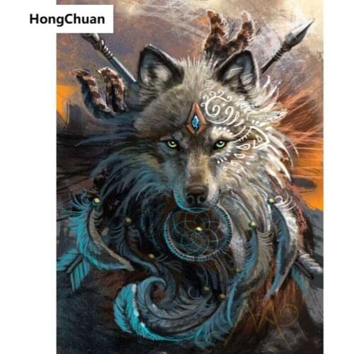Wolf Warriors Square Round 5d DIY Diamond Painting Diamond Mosaic Crafts Diamond Embroidery Rhinestone Decoration New Year