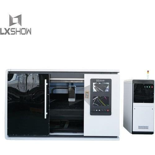 High precision 500w cnc plate stainless steel metal fiber laser die cutting machine with cover