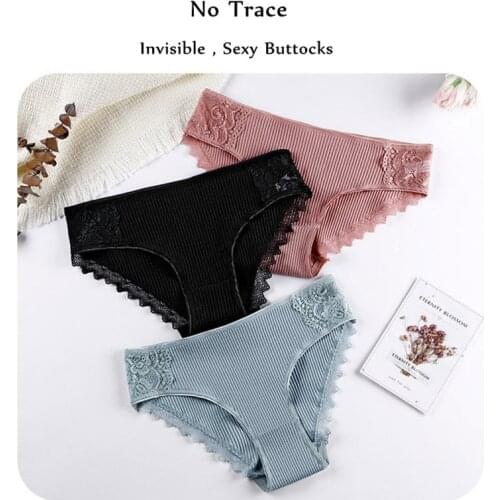 Hot Sale Fashion Women Lace Panties Seamless Underwear Comfort Intimates Sexy Lingerie Low-Rise Female Briefs S-XXL