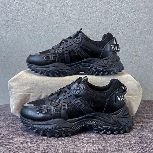 New Womens Chunky Sneakers Thick Bottom Platform Vulcanize Shoes Fashion Breathable Casual Shoes for Woman Female 2021 New