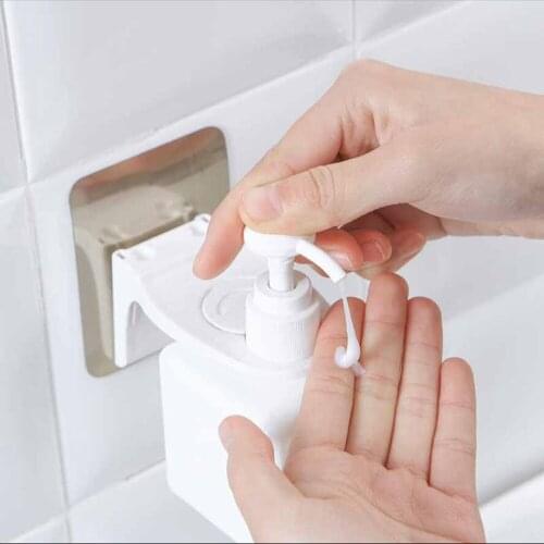 1PC Water Bottle Rack Holder for Bath Strong Suction Cup Shower Gel Shampoo Bathroom Wall Mounted Rack Hooks for Bathroom 1060B