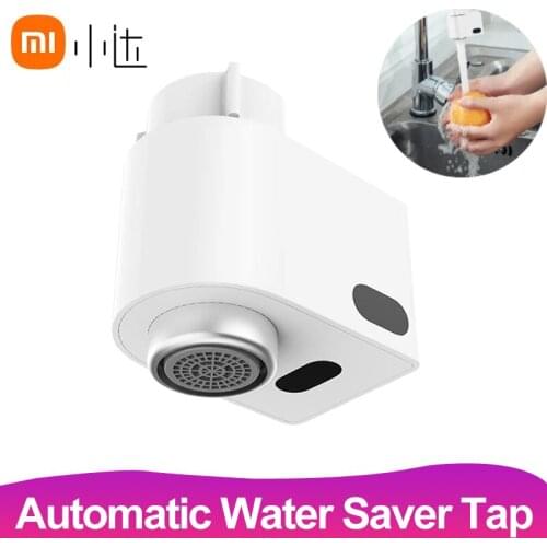 2021 Original Youpin Xiaomi Automatic Water Saver Tap Smart Faucet Sensor Infrared Water Energy Saving Device Kitchen Nozzle Tap