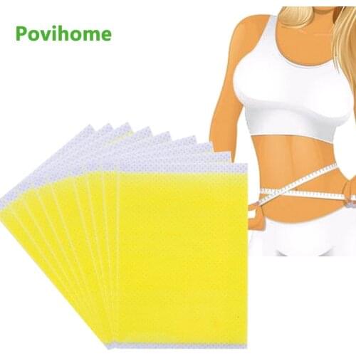 50pcs Quick Slimming Patch Belly Slim Plaster Abdomen Slimming Fat Burning Navel Stickers Herbs Weight Loss Product Slimmer Tool