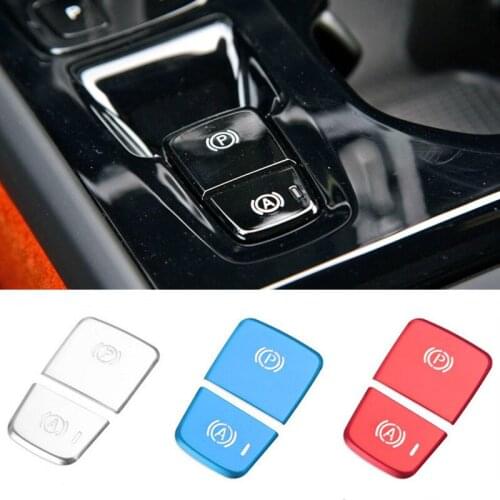 Car Electronic Handbrake P Light Button Sequin Protector Sticker Trim Fit For Volvo XC40 2017 2018 2019 2020 Car Accessories