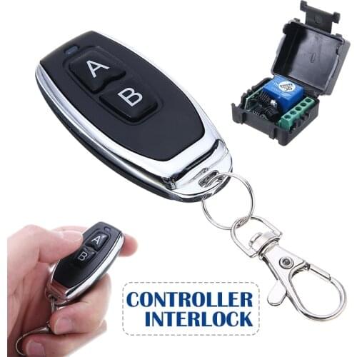 FOR Car Electronics Accessories 1Pc DC 12V 1CH Relay Receiver Module with RF Transmitter 433Mhz Remote Controls Mayitr