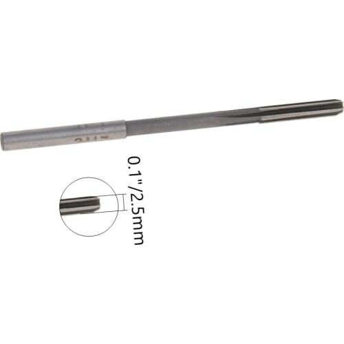 New Straight Shank Chucking Machine Reamer H8(D4) Grit High Speed Steel (HSS) 2~20mm Non-coated Milling Cutter Tool 1pc