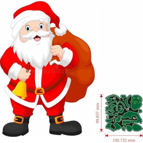 Metal Cutting Dies Santa Claus DIY Scrapbooking Paper Cards Decorative Craft Embossing