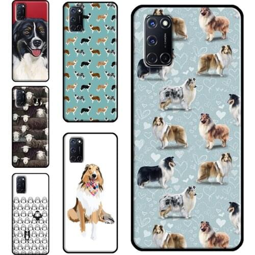 Cartoon Border Collie Case For OPPO A15 A83 A91 A93 A31 A53 A5 A9 2020 A52 A72 A1K A3S A5S Reno2 Z F5 F7 Cover