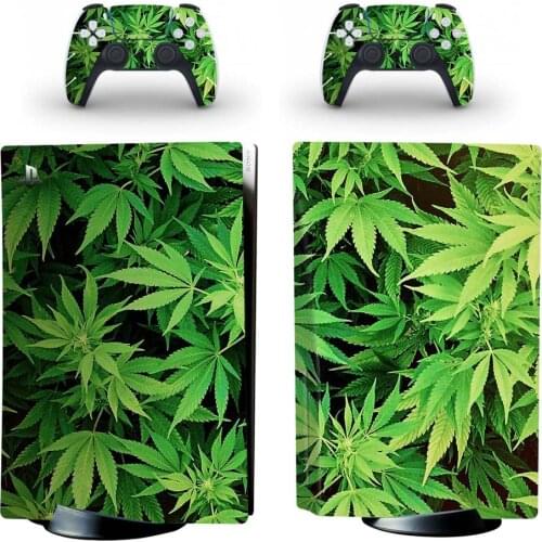 Leaf PS5 Skin Sticker for Playstation 5 Console & 2 Controllers Decal Vinyl Protective Skins Style 2