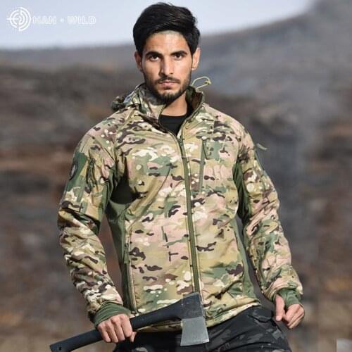 New Military Coats Tactical Jacket Men Soft Shell Jacket Camouflage Mens Outdoor HIiking Jacket Army Sport Waterproof