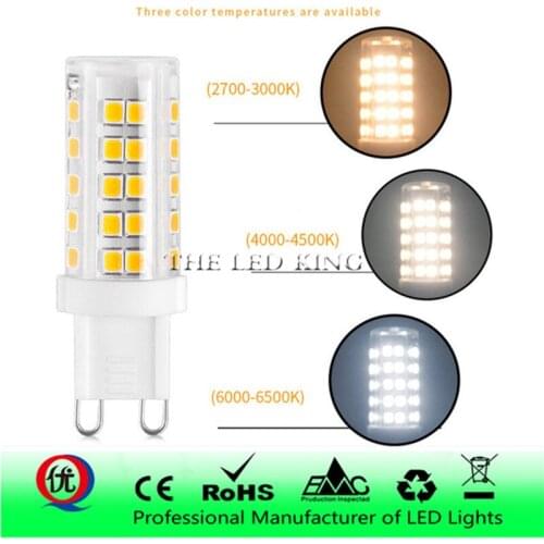 Dimmable Mini G9 LED Corn Light SMD 2835 Bulb Spotlight For Chandelier Replace 30W 50W Halogen Lamp 33 51 75LEDs AC 110V 220V