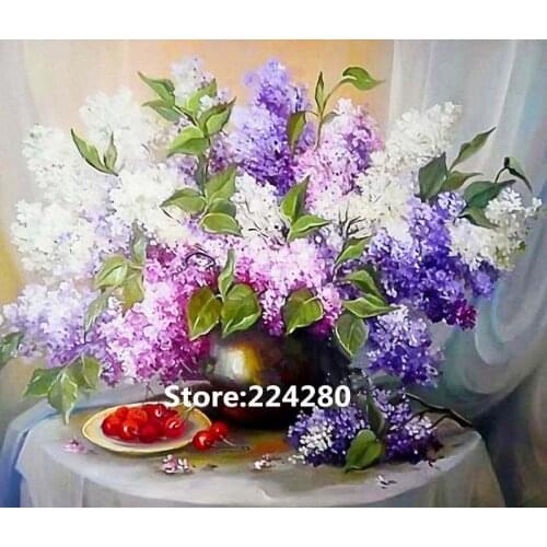 Needlework,For embroidery,DIY Flowers and fruits on the table Cross stitch kits,Art Pattern counted Cross-Stitching decor