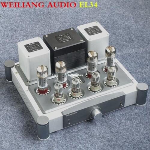 High power luxury EL34 6N8P tube power amplifier 40W+40W