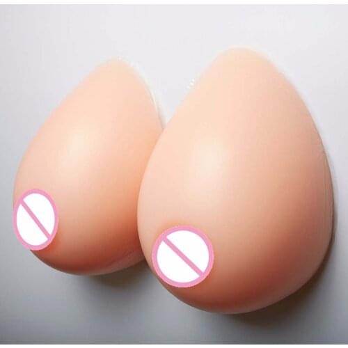 2000g 1 pair F cup False breast Artificial Breasts Silicone crossdresser breast forms bra Fake boobs Tits realistic drag queen