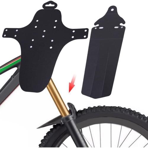 2Pcs/Set Bike Mountain Bicycle Cycling Front Rear Fenders Splash Guard Mudguard