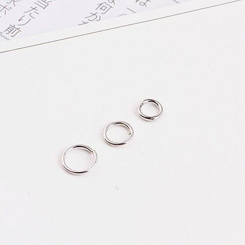 60pcs 3/4/5/6/7mm Open Jump Rings Split Finding Open Circle Earrings Accessories Ring For Diy Jewelry Making Connector Findings