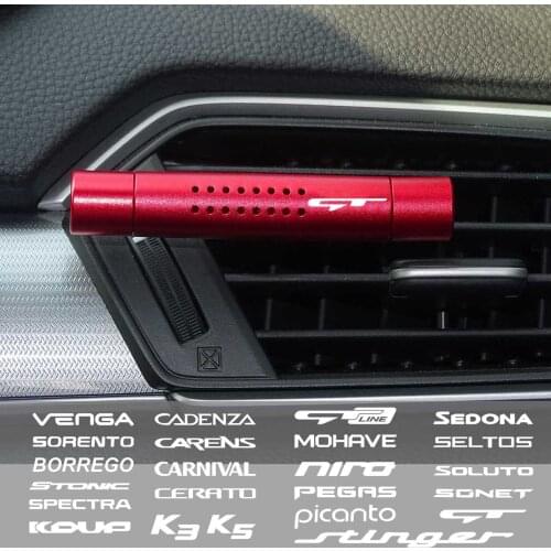 Car Aromatherapy FOR KIA SORENTO RIO GT line PICANTO OPTIMA Forte Ceed K3 Car Air Freshener Air Outlet Aromatherapy Clip Sticks
