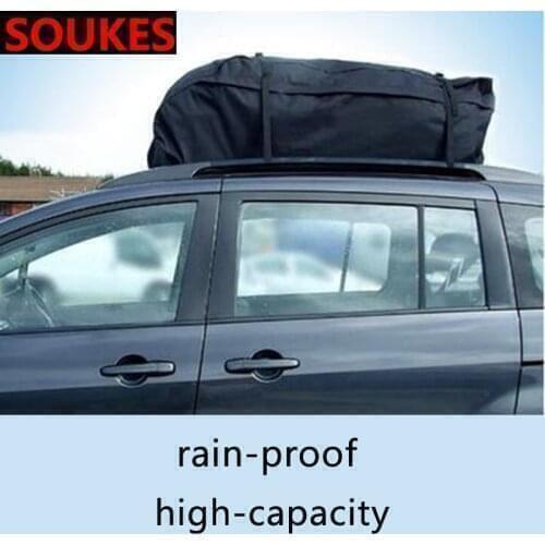 Car Roof Bag Rack Cargo Luggage Storage Waterproof For Volkswagen VW Polo Passat B5 B6 CC Golf 4 5 6 7 Touran T5 Tiguan Bora