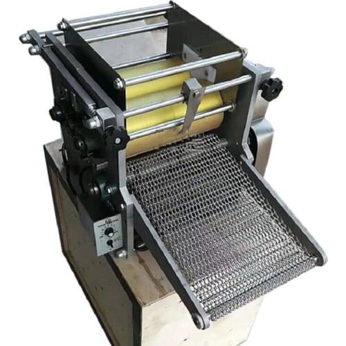 Electric Corn Tortilla Roller Pancake Machine Multifunctional Commercial Automatic Dumpling Wraaper Flour Making Machine