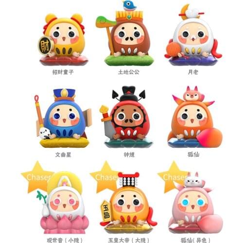 Damoji Pray Series Trendy Toy Blind Box Lucky Anime Doll Design Model Gift
