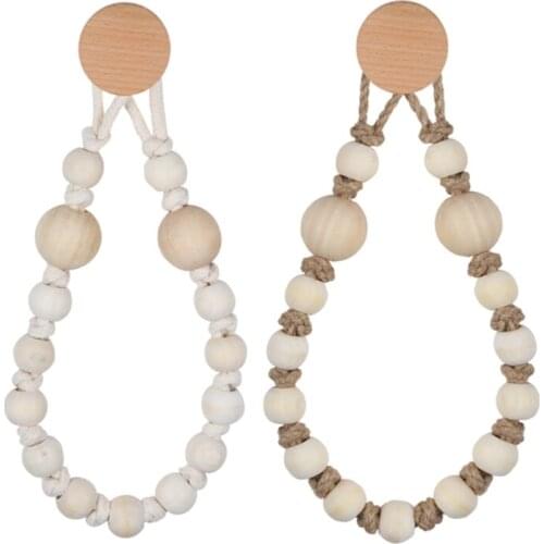 Wall Mounted Toilet Paper Roll Holder Handmade Towel Hanging Rope Bathroom Decor