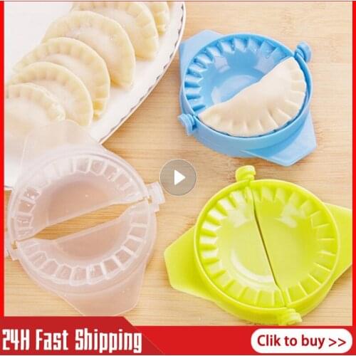 2021 New DIY Dumplings Maker Tool Wheat Straw Jiaozi Pierogi Mold Dumpling Mold Clips Baking Molds Pastry Kitchen Accessories